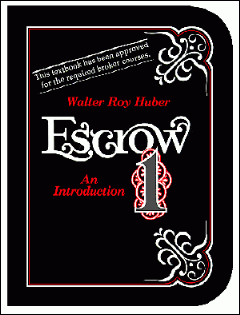 Escrows (DRE # 1779-99)